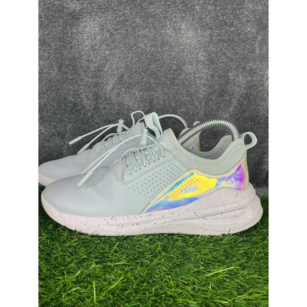 Clove Women’s Nursing Shoes White Iridescent Size 6.5